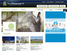 Tablet Screenshot of novopostavene.sk